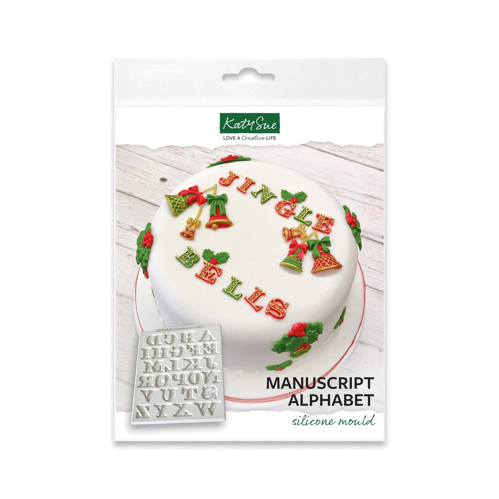 Manuscript Alphabet Silicone Mould — Ecstasy Crafts