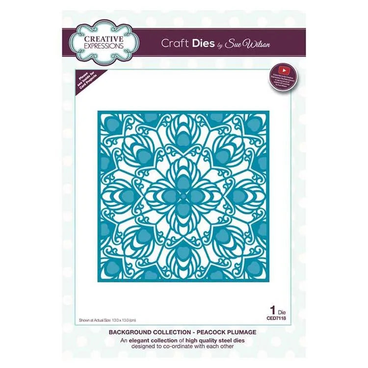 Matrices de fond Collection Plumes de paon par Sue Wilson