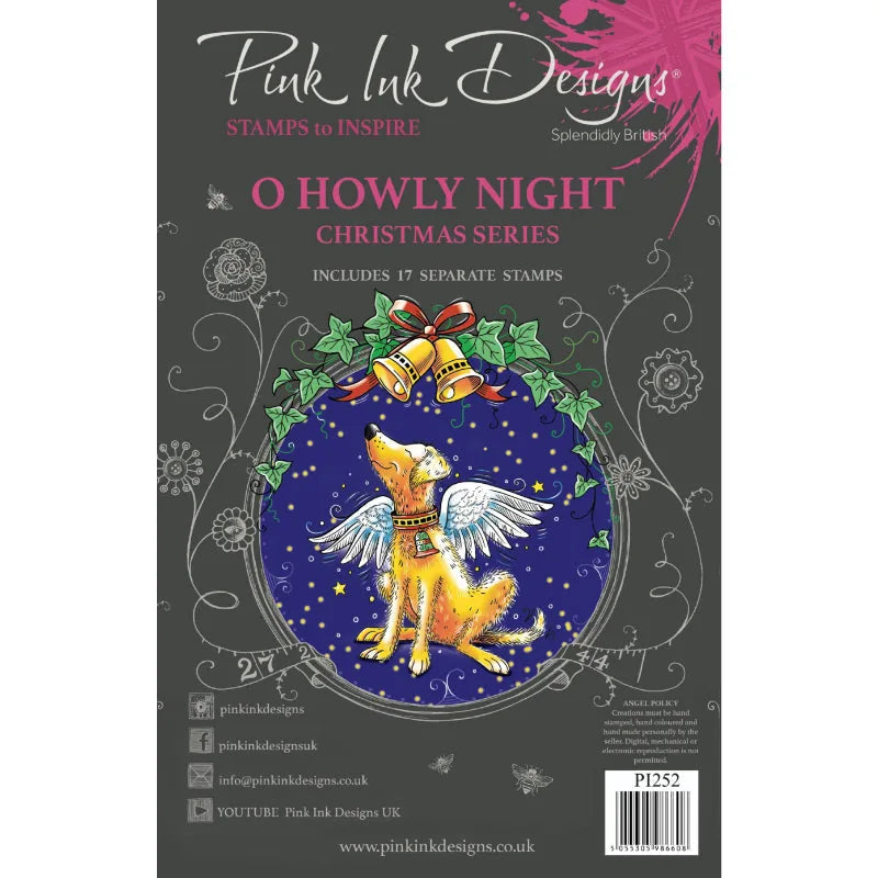 Pink Ink Designs O Howly Night 6 in x 8 in Clear Stamp Set — Ecstasy Crafts
