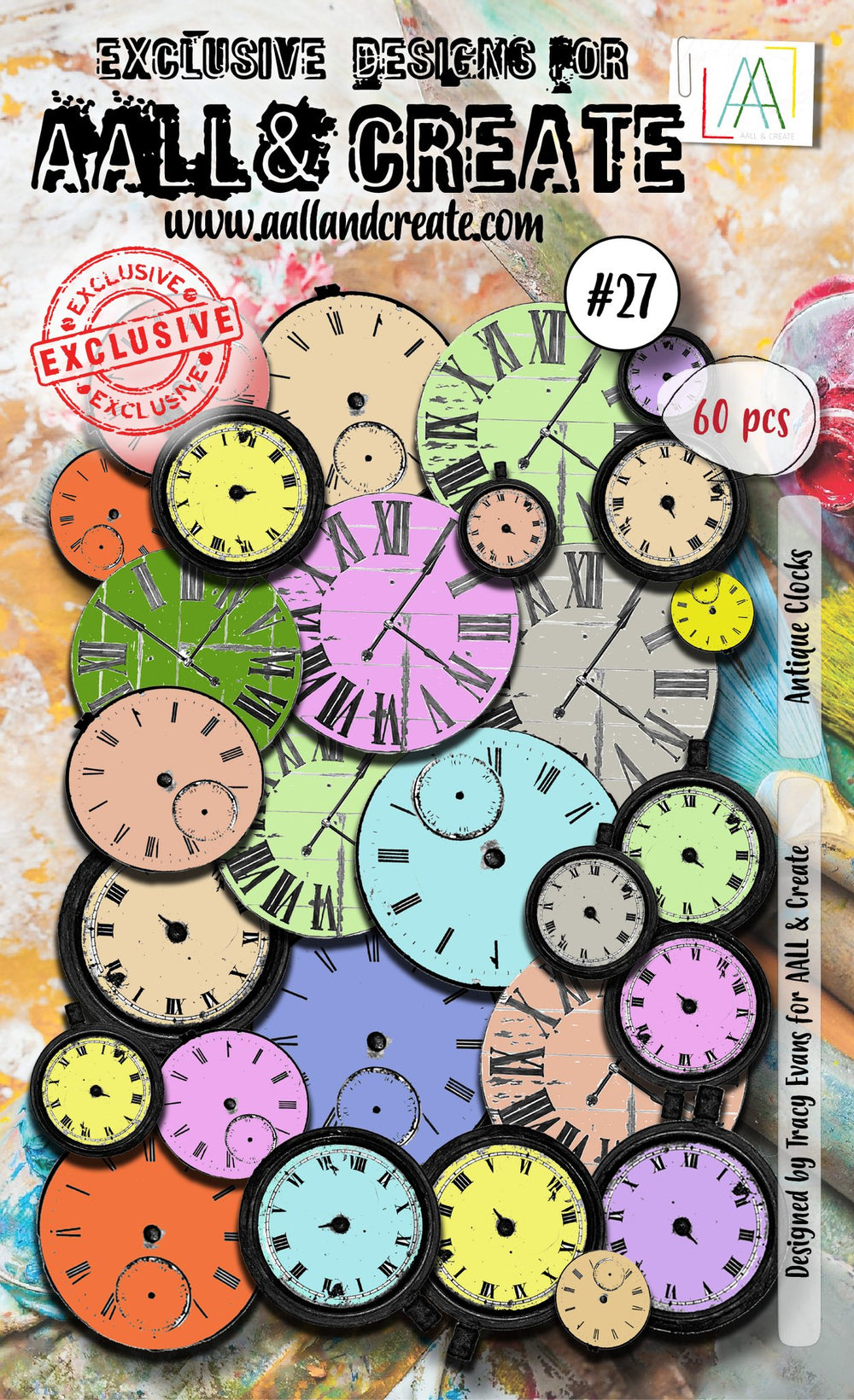 AALL and Create Ephemera Die-Cuts - 27 - Antique Clocks — Ecstasy Crafts
