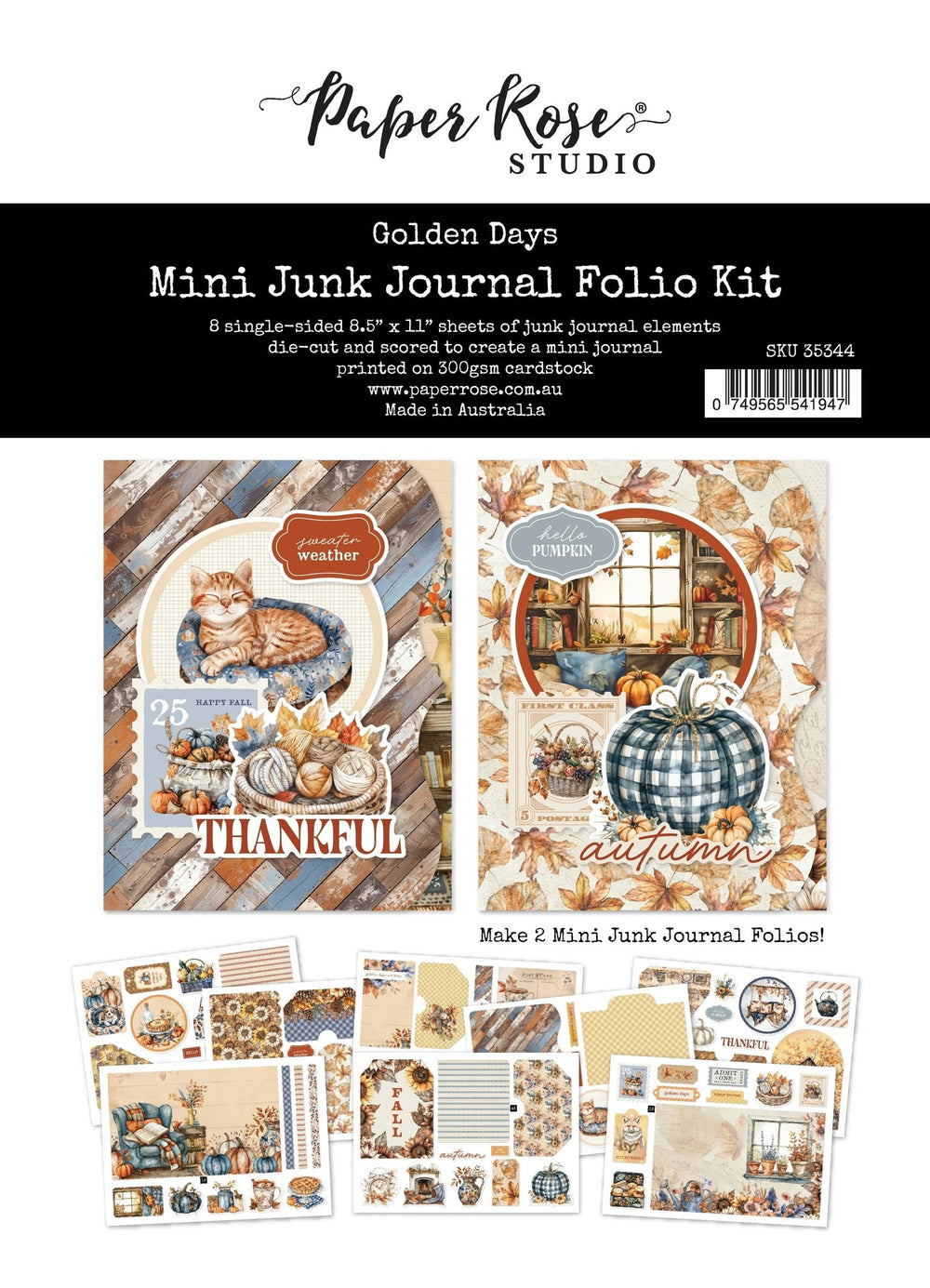 Golden Days Mini Folio Kit 35344 — Ecstasy Crafts