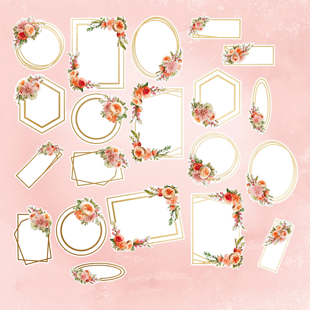 Couture Creations - Elegance Collection - Ephemera - Set 2 - Inc. Foiled Elements (20pc)