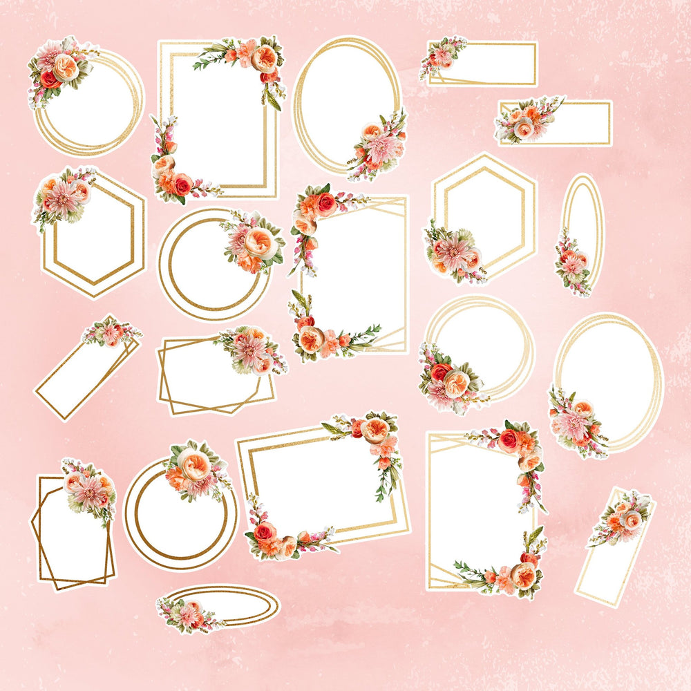 Couture Creations - Elegance Collection - Ephemera - Set 2 - Inc. Foiled Elements (20pc)
