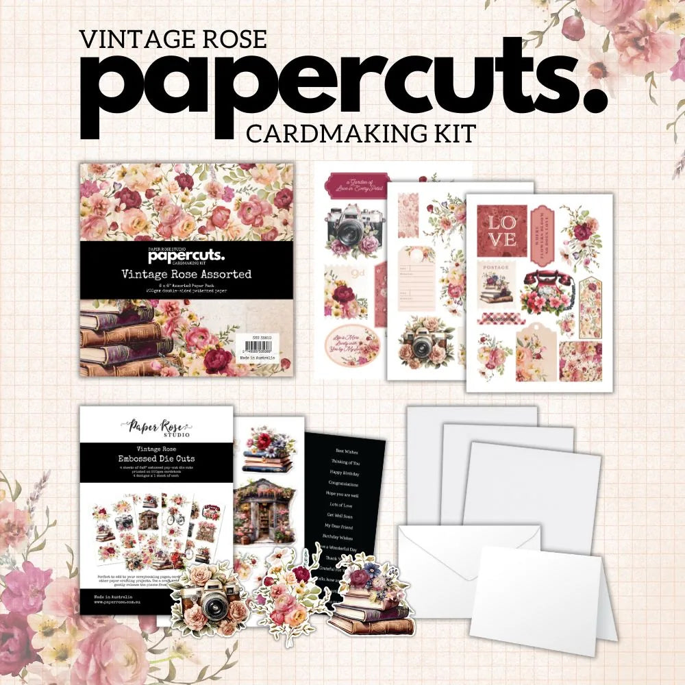 Vintage Rose Papercuts Kit 33810 — Ecstasy Crafts