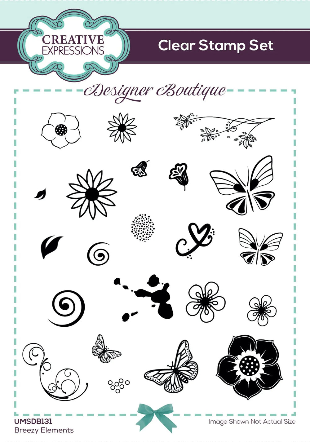 Creative Expressions Designer Boutique Breezy Elements 6 in x 4 in Clear Stamp Set — Ecstasy Crafts