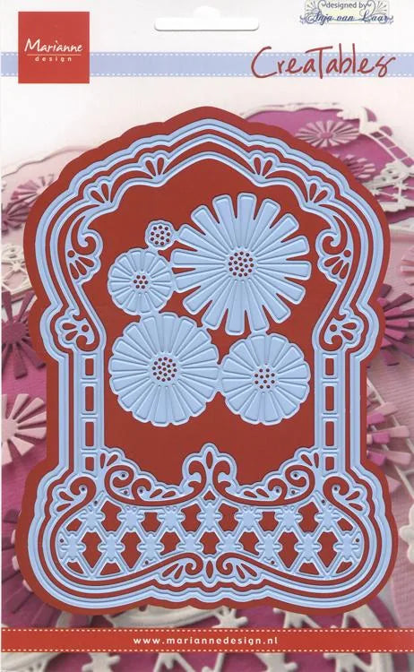 Marianne Design: Creatables Dies - Anja's Label Frame & Flowers — Ecstasy Crafts