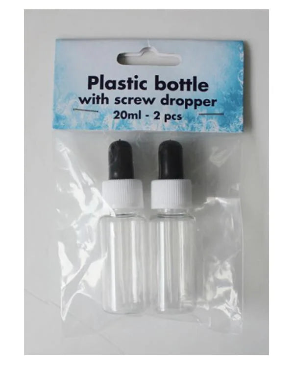 2 Bouteilles avec compte-gouttes à vis