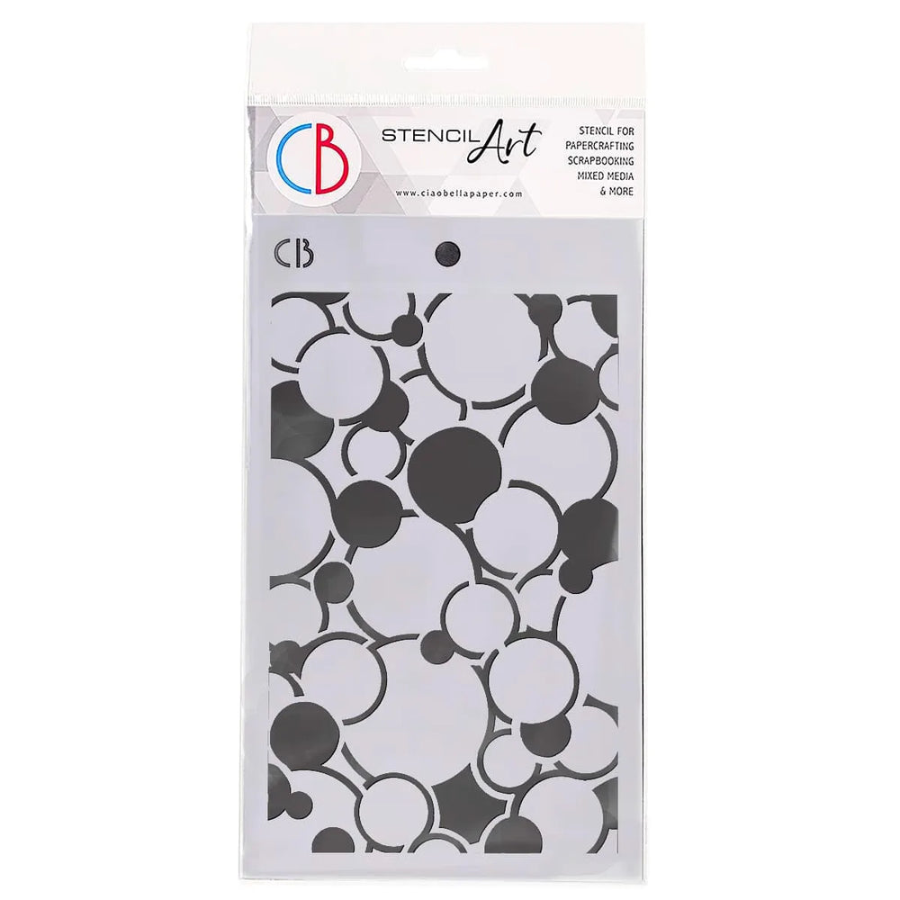 Texture Stencil 5"x8" Bubbles