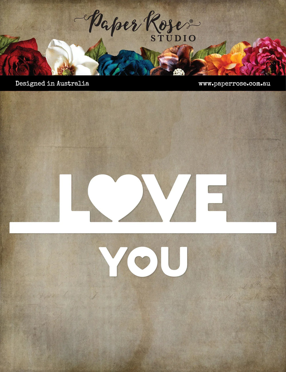 Matrice de découpe en métal « Love You Border » 31578