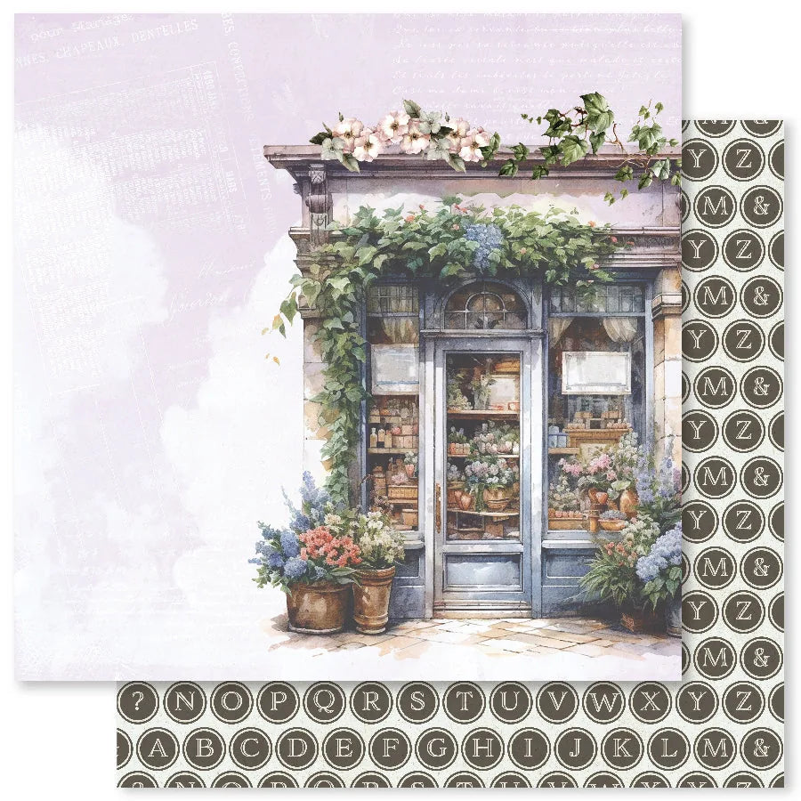 Papier Après-midi au parc D 12 x 12 (paquet en vrac de 12) 34353