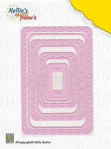 Multi Frame Dies - Rectangle (set of 7) — Ecstasy Crafts