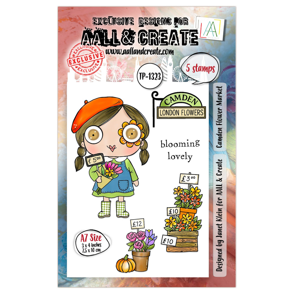 AALL and Create - A7 Stamp Set - Camden Flower Market — Ecstasy Crafts