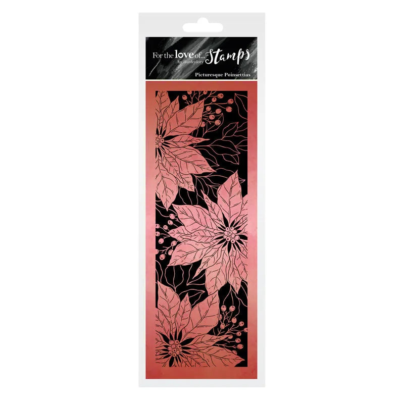 For the Love of Stamps - Poinsettias Pittoresques