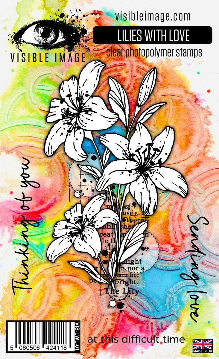 Ensemble de tampons Visible Image Lilies With Love - A6