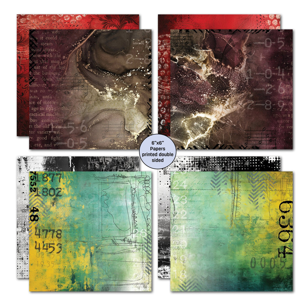 3Quarter Designs Oh Texture 6x6 Paper Pack — Ecstasy Crafts (photo 3)
