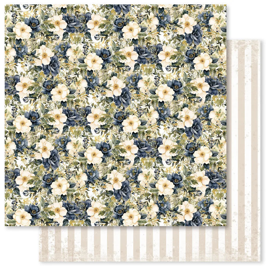 Wedding Blooms D 12x12 Papier (Paquet en vrac de 12) 31713