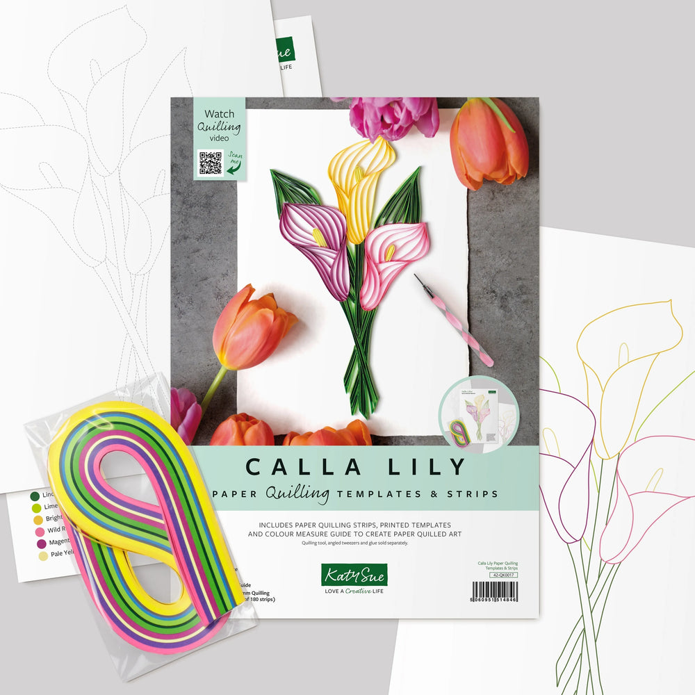 Kit de gabarits pour quilling de lys calla