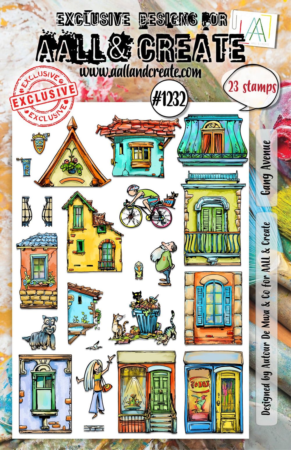 AALL and Create - A5 Stamp Set - Gang Avenue — Ecstasy Crafts
