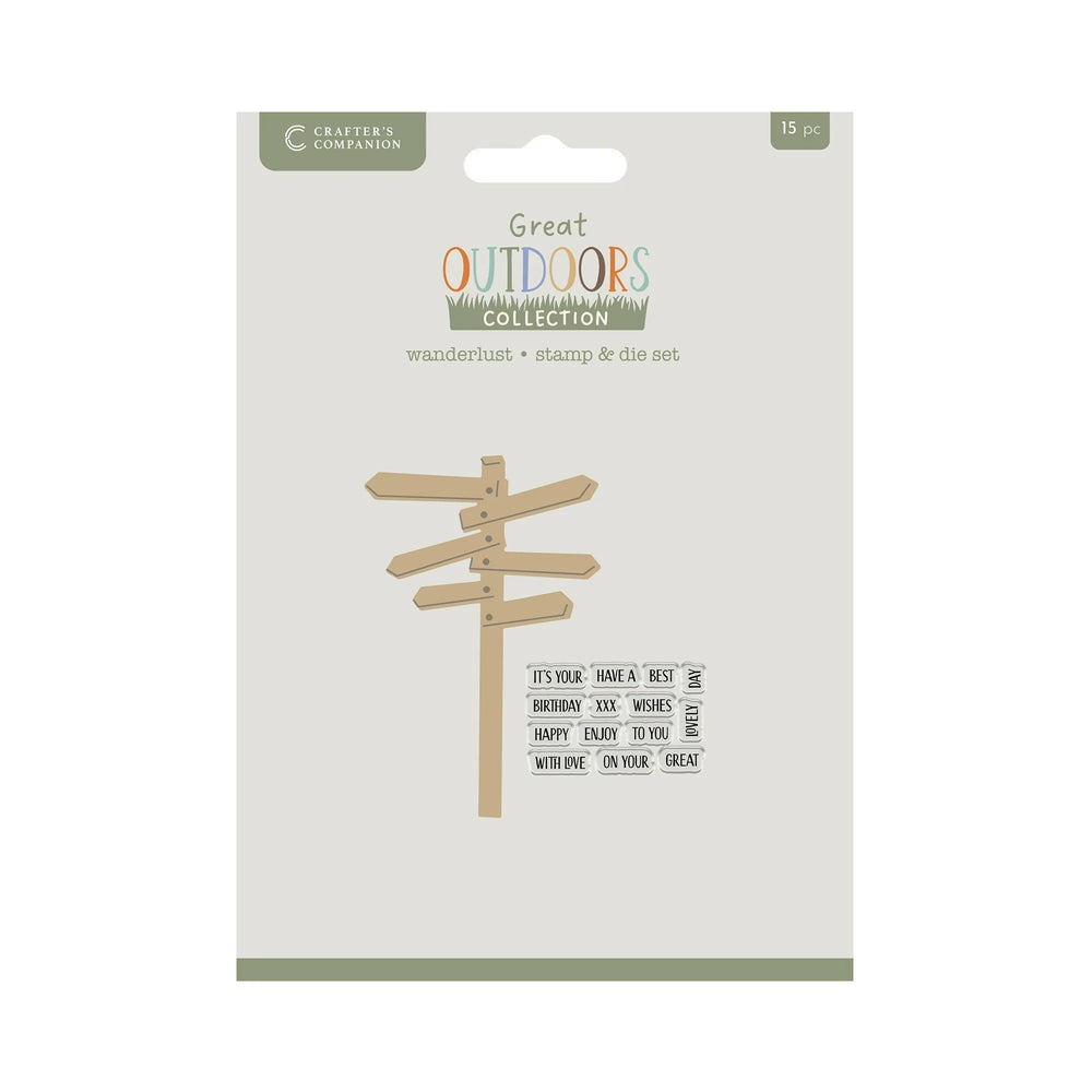 Crafters Companion L'Outaouais : Ensemble de tampons et matrices - Envie d'évasion