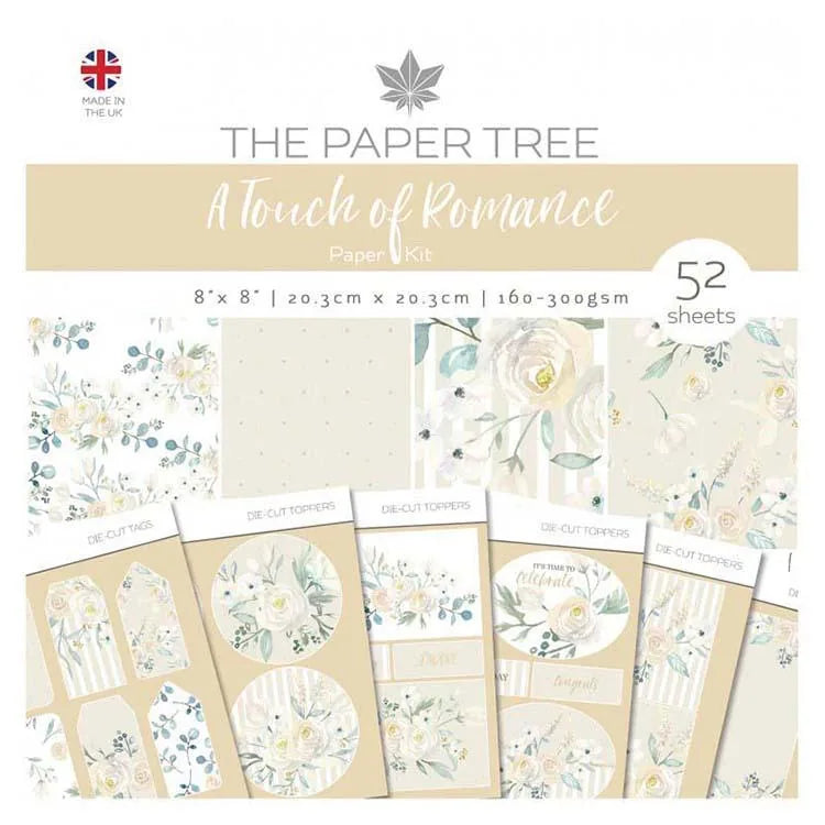 The Paper Tree A Touch of Romance Paper Kit inc Tags — Ecstasy Crafts