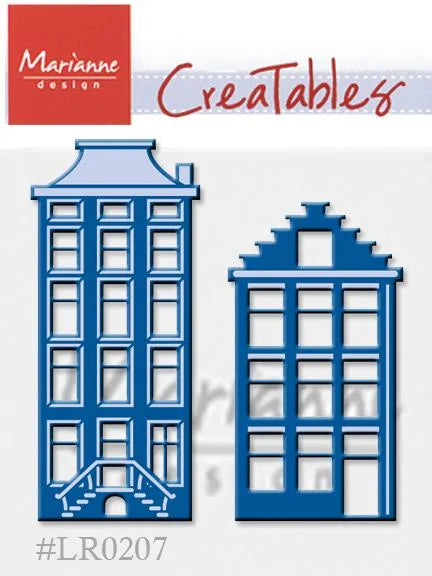 Marianne Design : Dies Créables - Amsterdam - Ensemble de 2 maisons