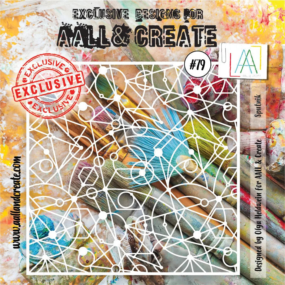 Pochoir AALL and Create - 079 - Sputnik