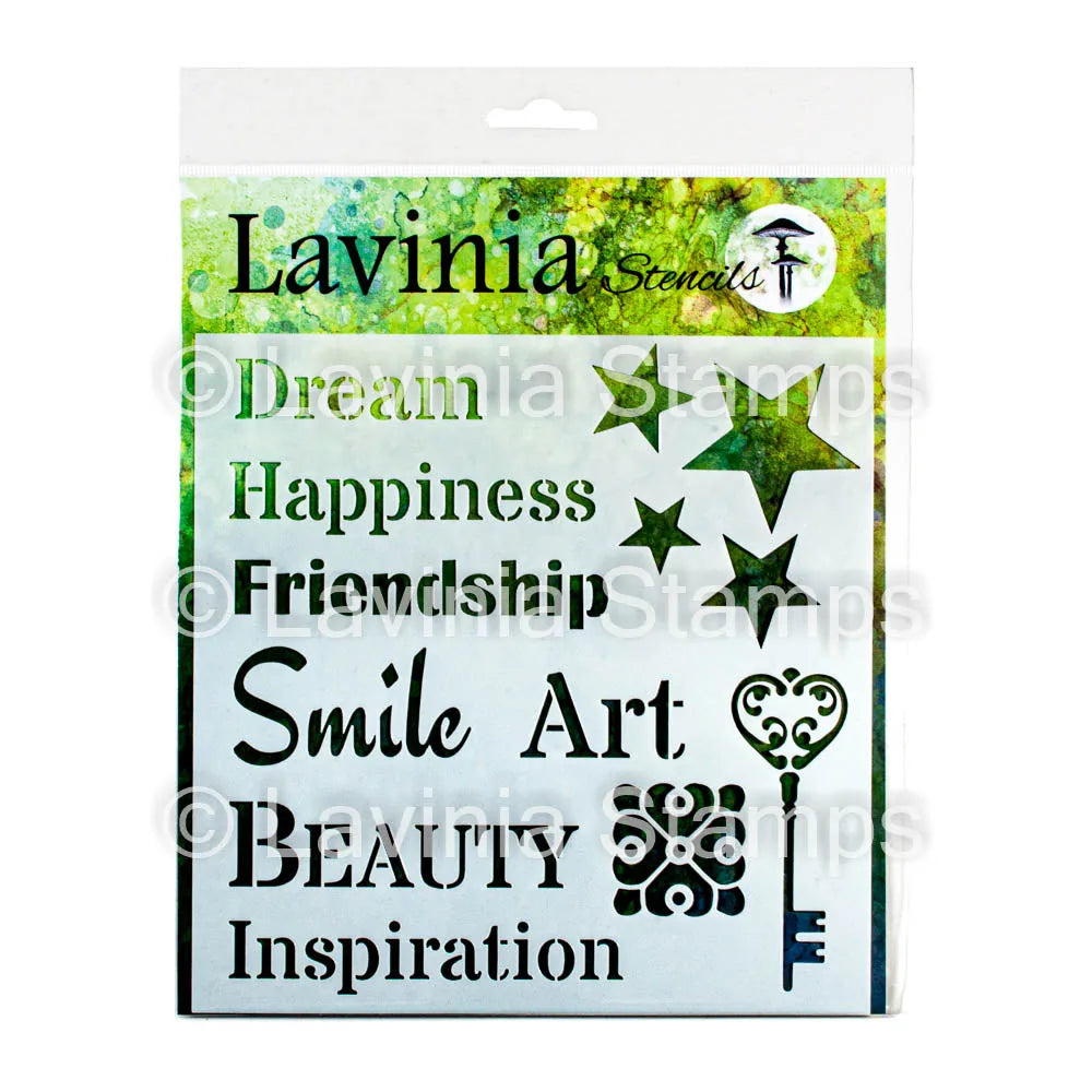 Pochoir Lavinia - Mots 2