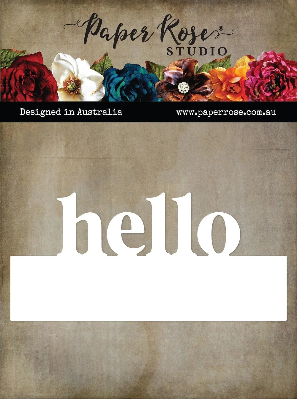 Pochoir en métal « Hello Border » 31959