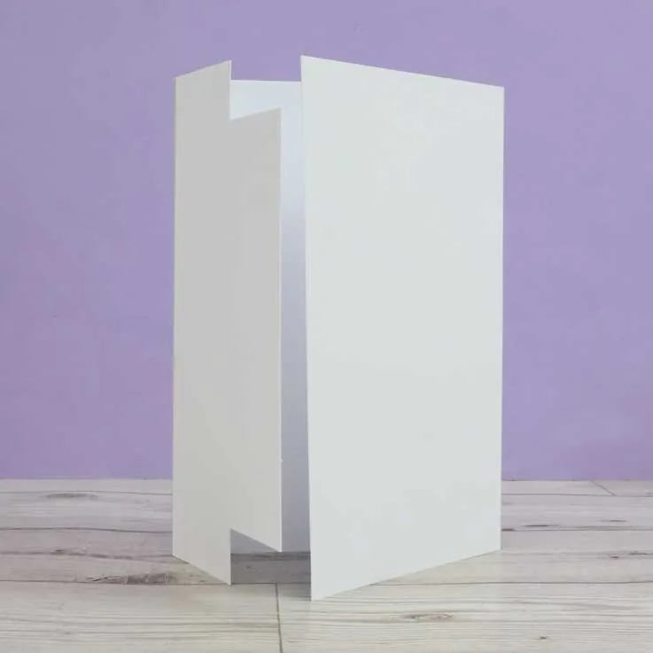 Luxury Shaped Card Blanks & Envelopes - Central Mat Gatefold