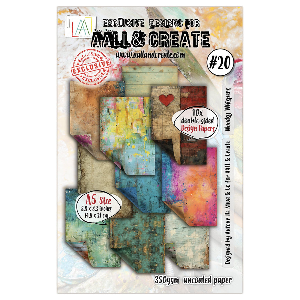 AALL and Create - A5 Design Paper - Woodsy Whispers — Ecstasy Crafts