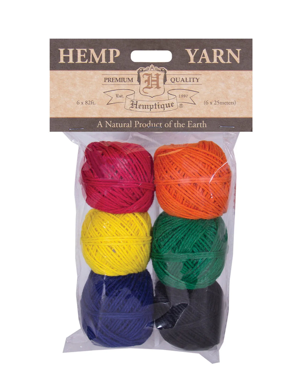Hemptique Bon Bons de Fil de Chanvre 6X25M