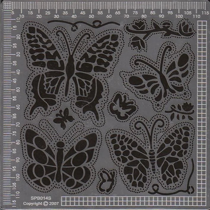 Ecstasy Crafts Gabarits Exclusifs Petits - Papillons
