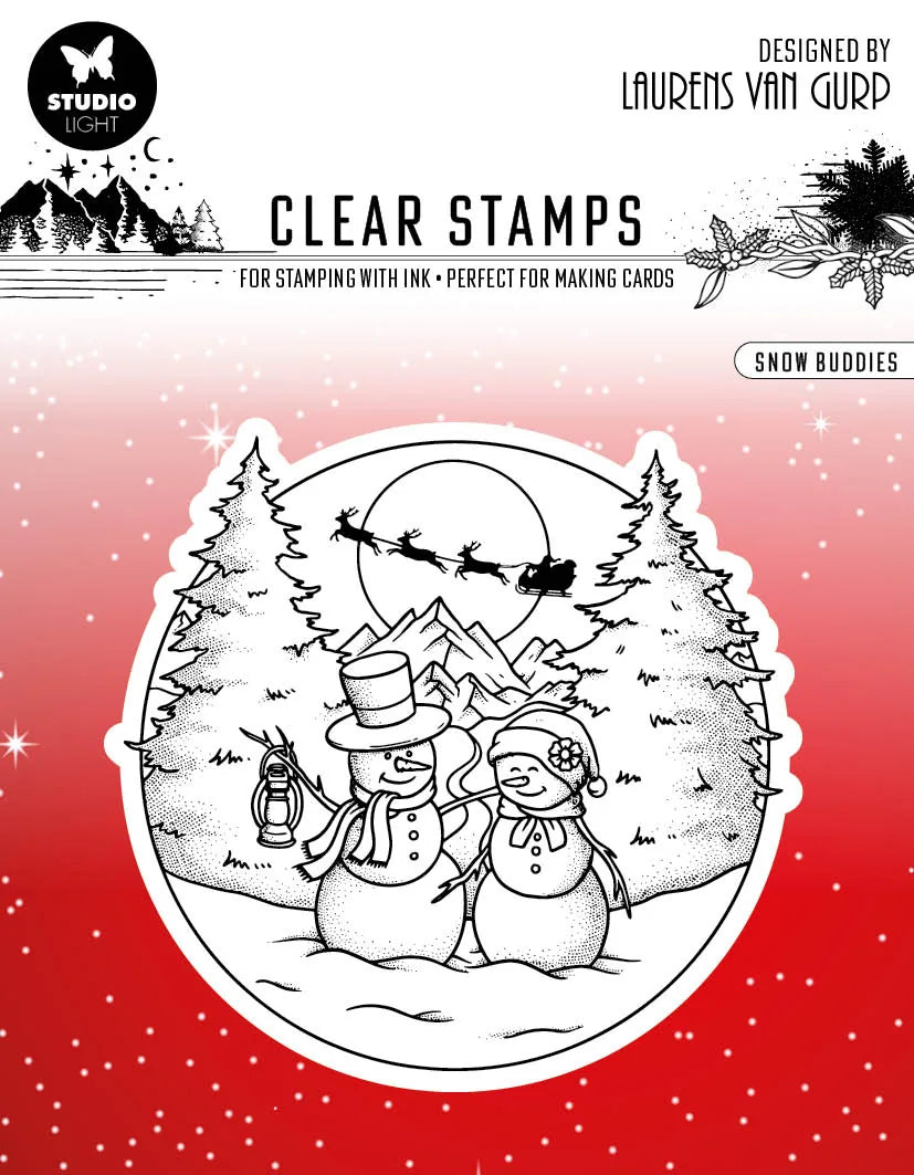 BL Tampon Transparent Snow Buddies Essentiels 120x120x3mm 1 PC no.299