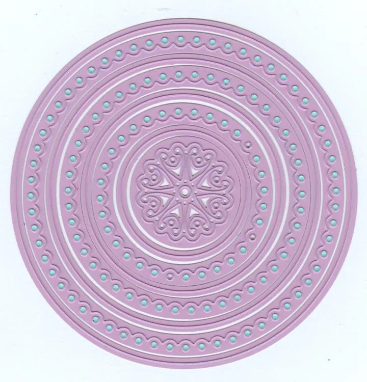 Ensemble de matrices "Rond festonné"