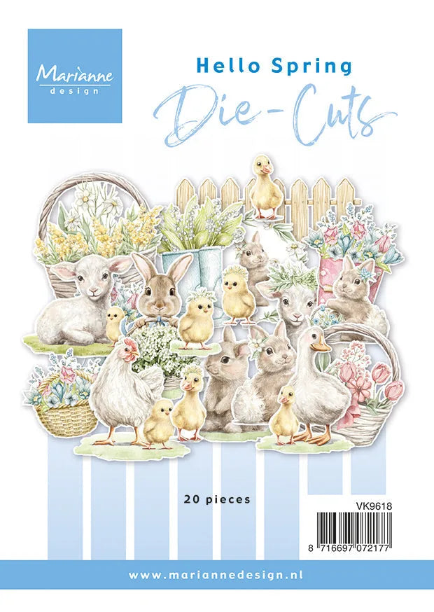Marianne Design Découpes A6 - Bonjour le printemps