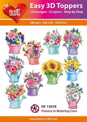 Easy 3D - Fleurs en Arrosoirs
