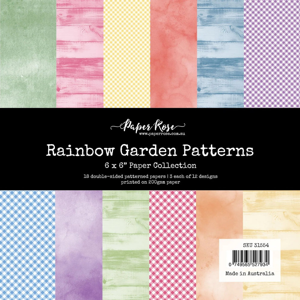 Rainbow Garden Patterns 6x6 Paper Collection 31554 — Ecstasy Crafts