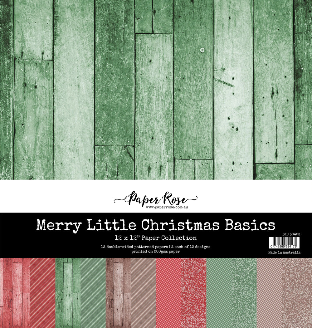 Collection de papier "Merry Little Christmas Basics" 12x12 30483