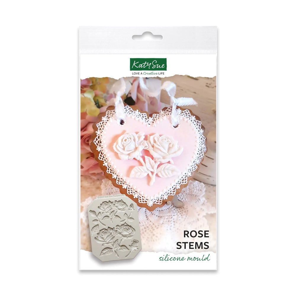 Moule en silicone de tiges de roses
