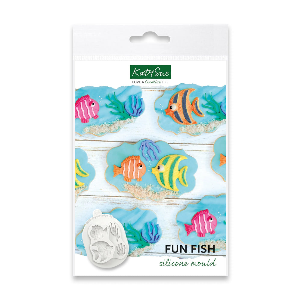 Moule en silicone Poisson Rigolo