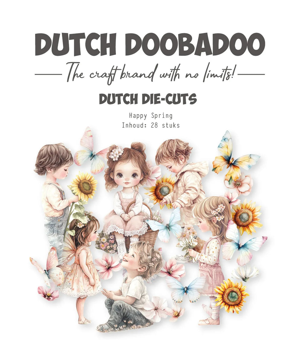 Dutch Doobadoo DDBD Découpes Collage Joyeux Printemps