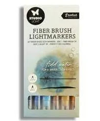 Marqueurs à fibre - Couleurs froides, paquet de 6