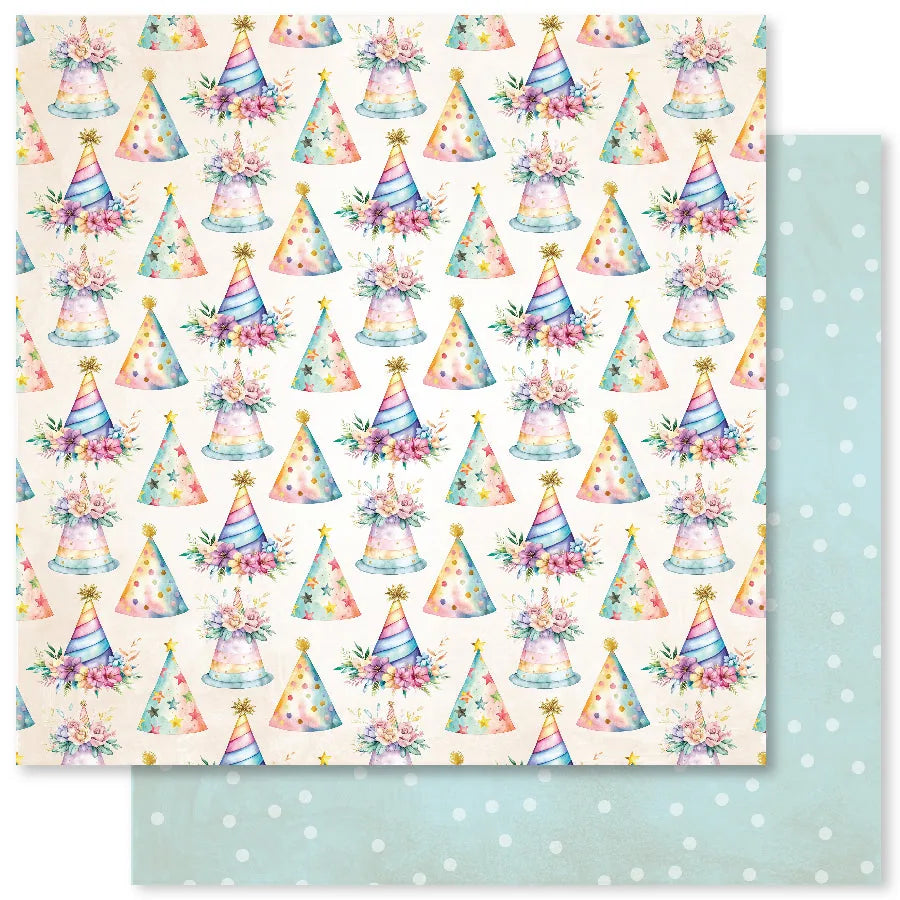 Basiques Amusants d'Anniversaire F Papier 12 x 12 (Paquet en Gros de 12) 33300