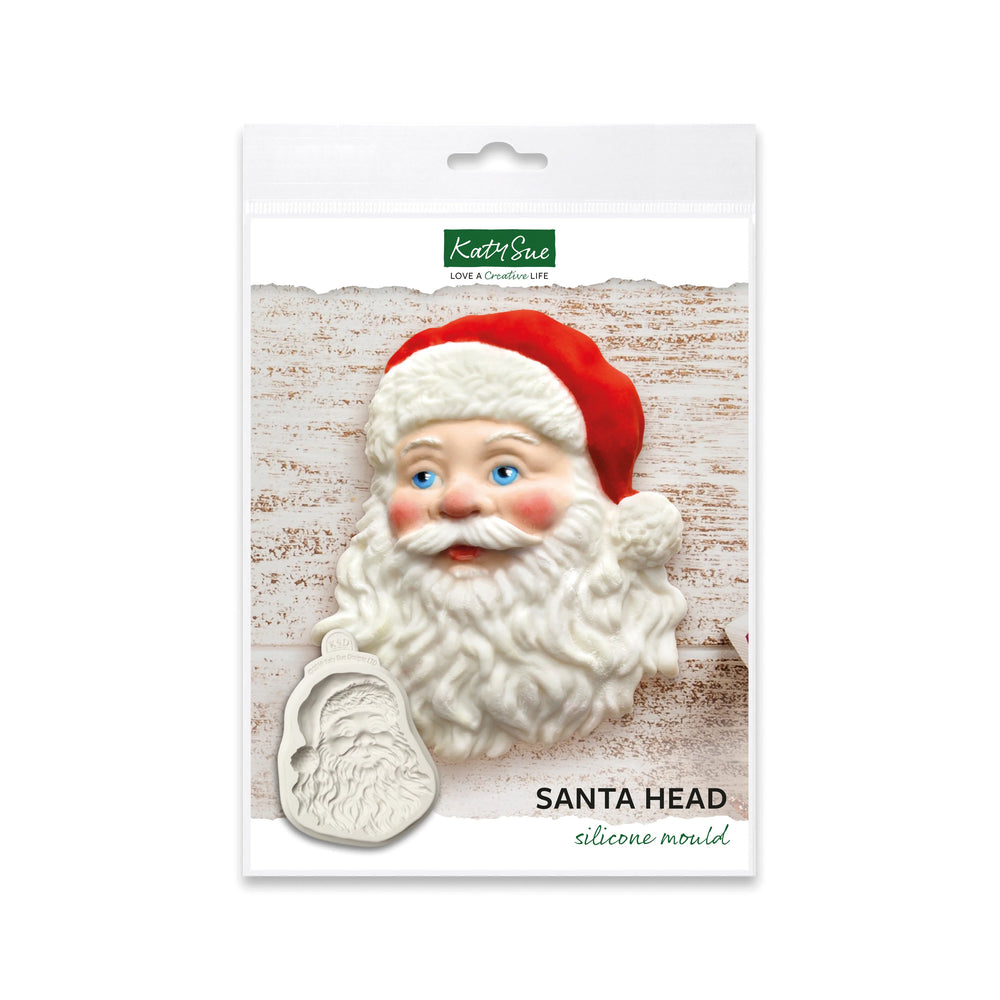 Moule en silicone tête de Père Noël