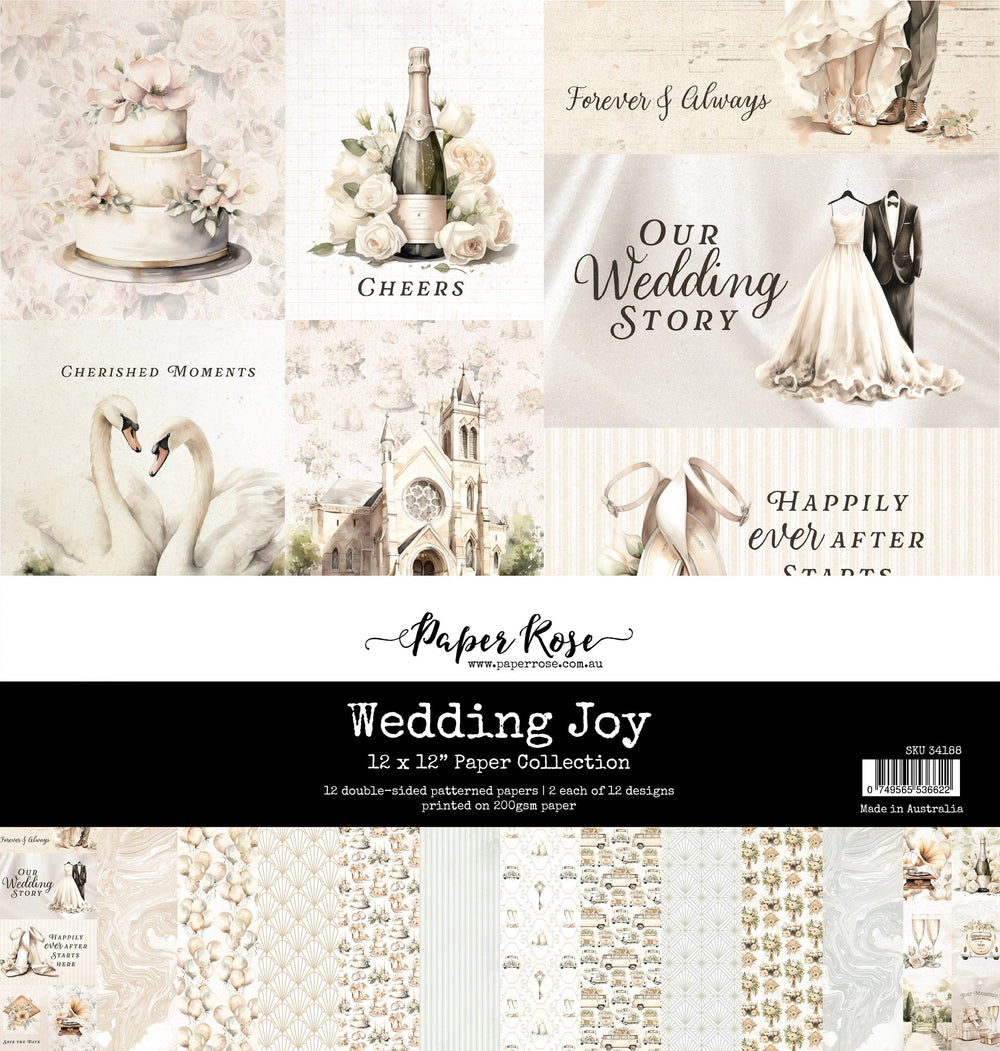 Wedding Joy 12x12 Paper Collection 34188