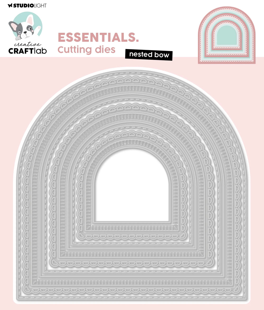 CCL Cutting Die Nested Bow Essentials 12 PC