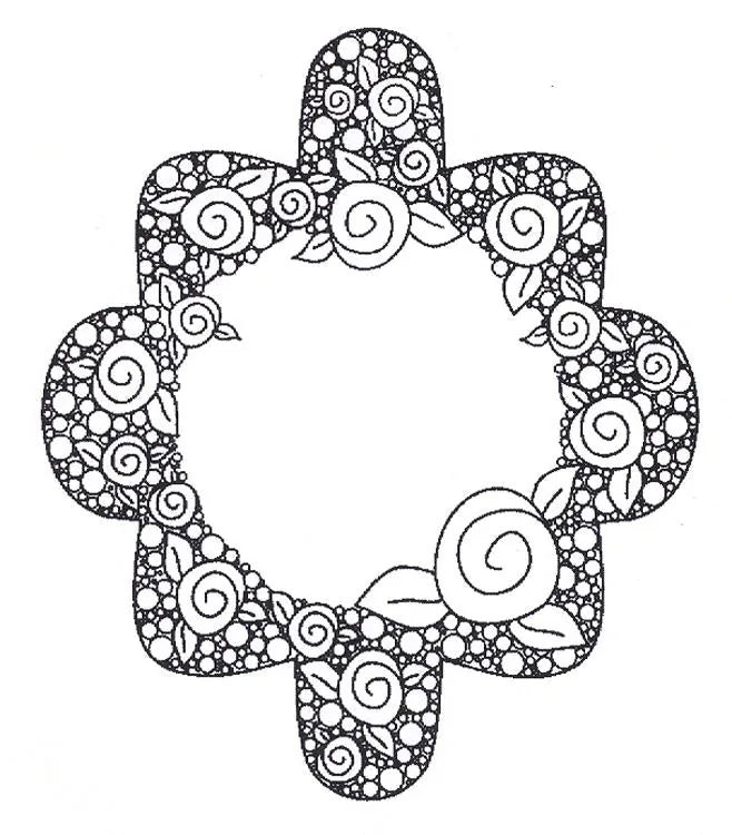 Sue Wilson - Tampon pré-découpé Deco Rose Burst