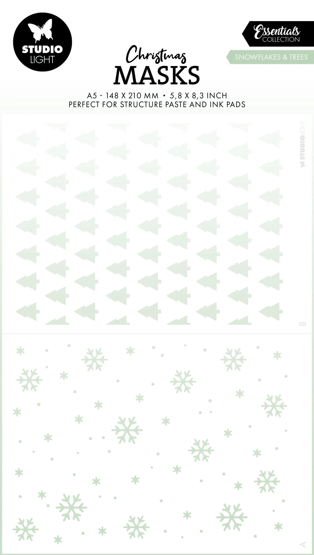 Masque SL Flocons & Arbres Essentiels 1 UN