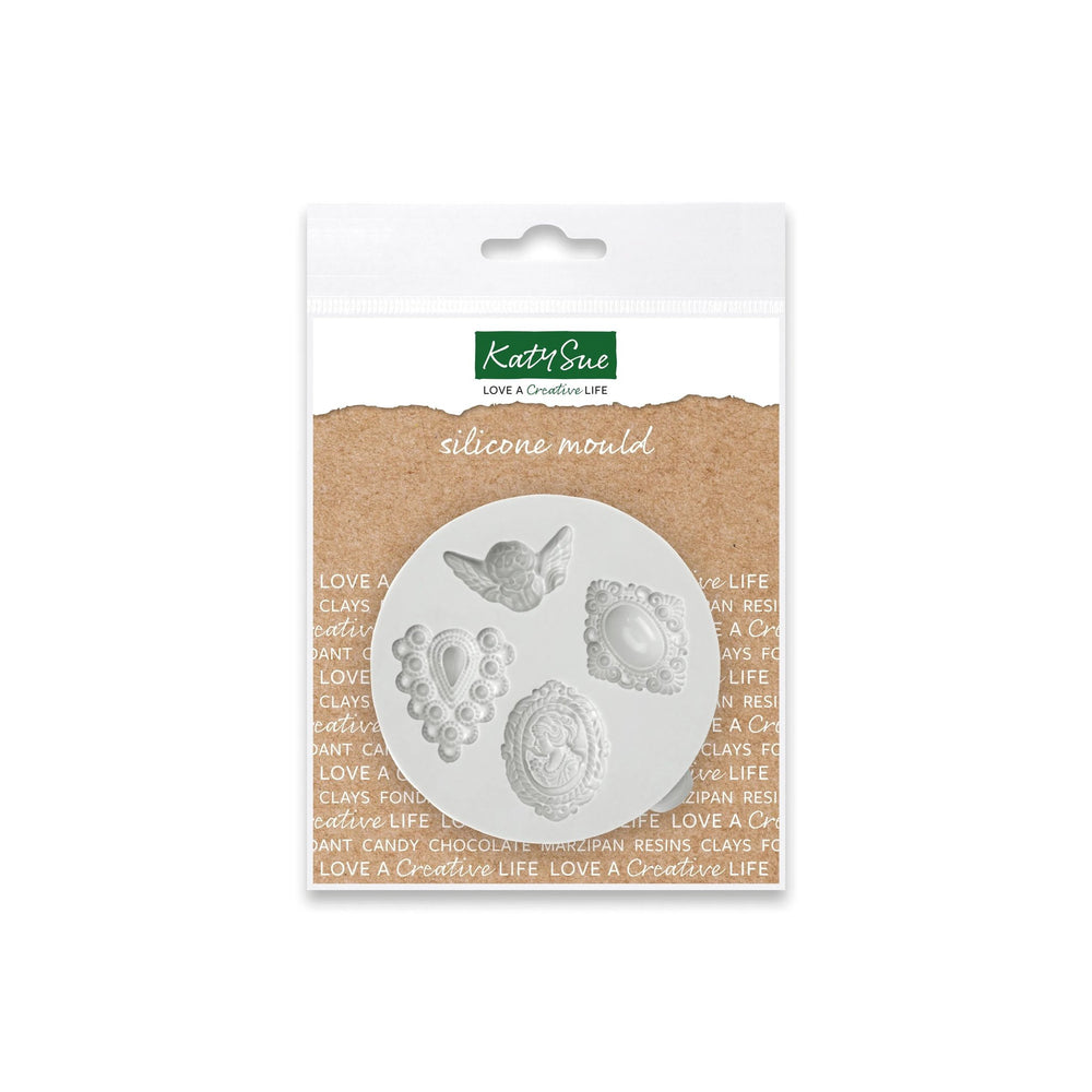 Miniature Classical Brooches Silicone Mould — Ecstasy Crafts