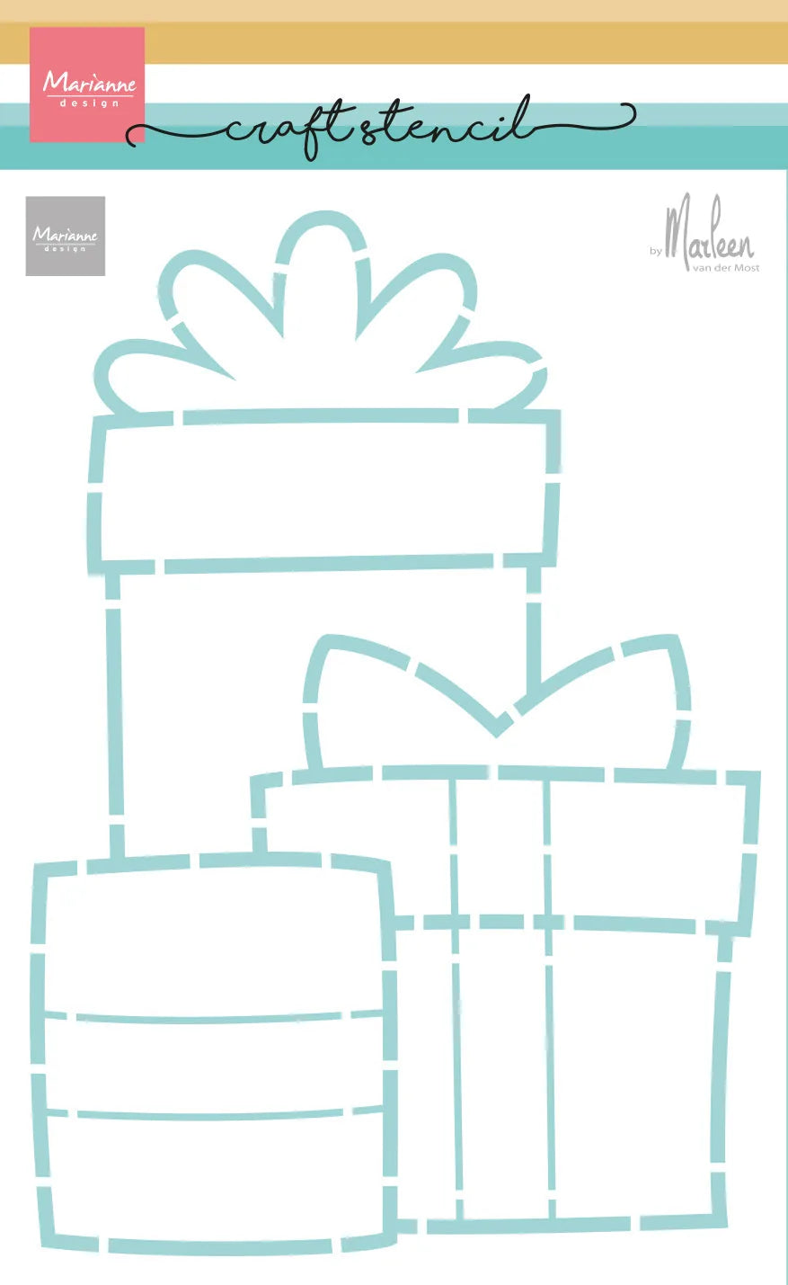 Pochoir Marianne Design - Cadeaux par Marleen